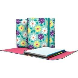 Grafoplas|Pasta com argolas Grafoplas Flowers Multicolor A4 (2 Unidades)