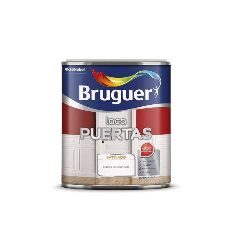 Bruguer|Esmalte Bruguer 5297934  Portas Laca Permanent White 750 ml Acetinado