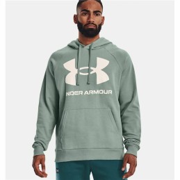 Polar com Capuz Homem Under Armour Rival Big Logo Verde