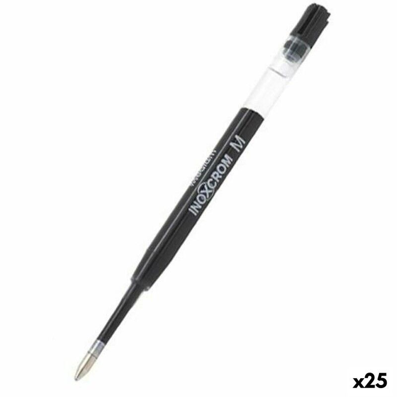 Inoxcrom|Caneta sobresselente Inoxcrom M Preto 1 mm (25 Unidades) Inoxcrom|Caneta sobresselente Inoxcrom M Preto 1 mm (25 Unidades)