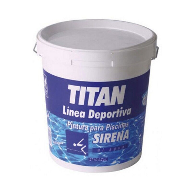 Titan|Tinta acrílica Titan Sirena 183271004 Azul Piscina Mate 4 L Titan|Tinta acrílica Titan Sirena 183271004 Azul Piscina Mate 4 L