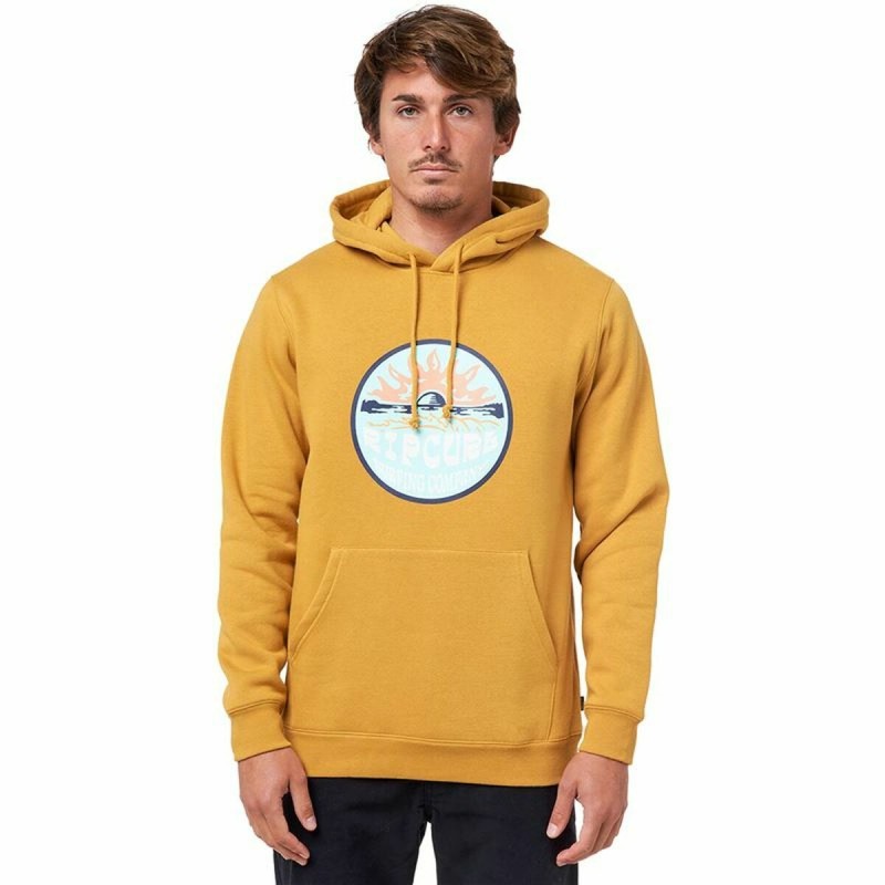 Polar com Capuz Homem Rip Curl Down The Line Dourado