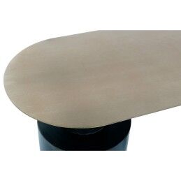 DKD Home Decor|Mesa de apoio DKD Home Decor 107 x 36 x 78 cm Preto Dourado Ferro