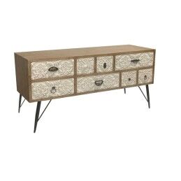 Home ESPRIT|Móvel de TV Home ESPRIT Natural Madeira de paulónia Madeira MDF 120 x 40 x 60 cm