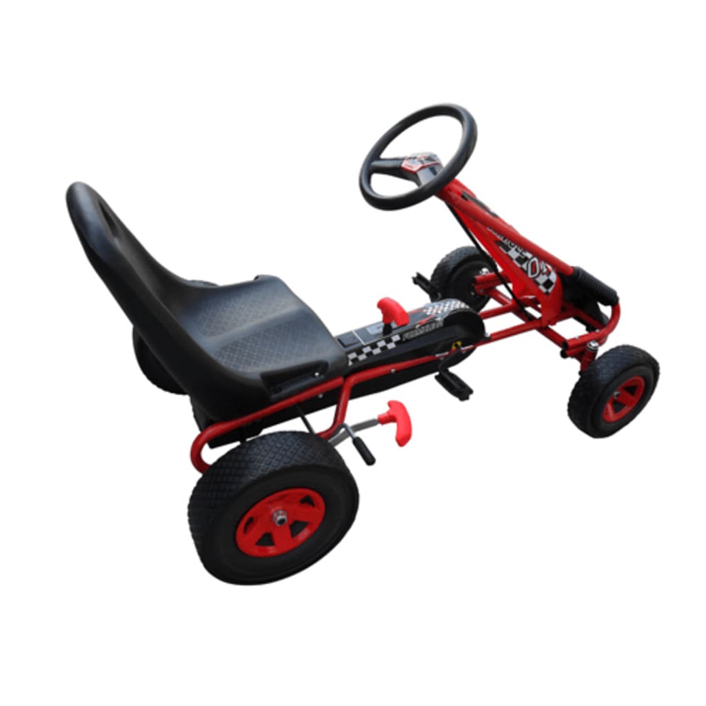 Kart com pedal vermelho