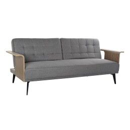 DKD Home Decor|Sofá-cama DKD Home Decor Castanho Cinzento Metal Urbana 203 x 87 x 81 cm