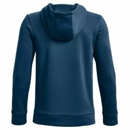 Polar com Capuz Criança Under Armour Fleece Graphic Azul