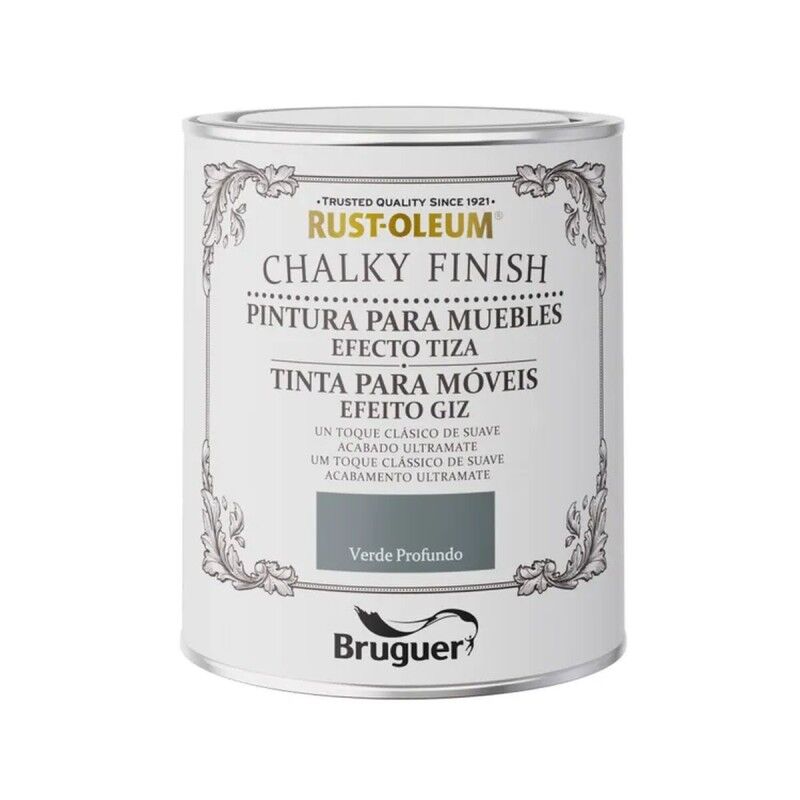 Bruguer|Quadro Bruguer Rust-oleum Chalky Finish 5733890 Móveis Deep Green 750 ml Bruguer|Quadro Bruguer Rust-oleum Chalky Finish 5733890 Móveis Deep Green 750 ml