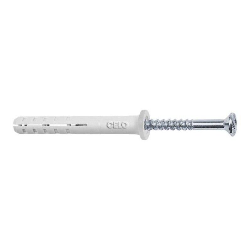 CELO|Buchas e parafusos CELO NP 5 x 25 mm Aço Cabeça plana Zincado (200 Unidades) CELO|Buchas e parafusos CELO NP 5 x 25 mm Aço Cabeça plana Zincado (200 Unidades)