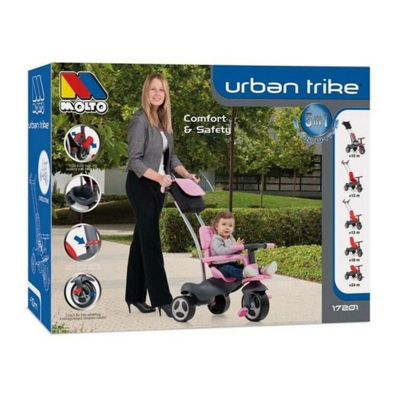 Moltó|Triciclo Urban Trike Moltó 17201 98 cm Cor de Rosa (98 cm)