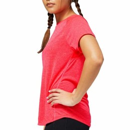 Camisola de Manga Curta Mulher New Balance Impact Run Laranja