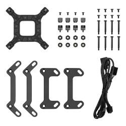 DEEPCOOL|Kit de refrigeração líquida DEEPCOOL R-LQ240-BKLSMW-G-1