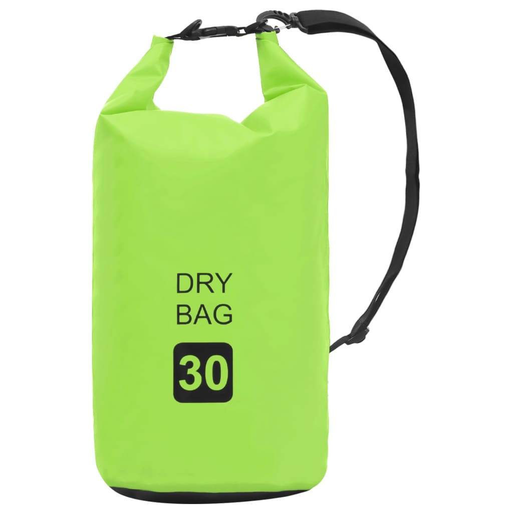 vidaXL Bolsa impermeável 30 L PVC verde