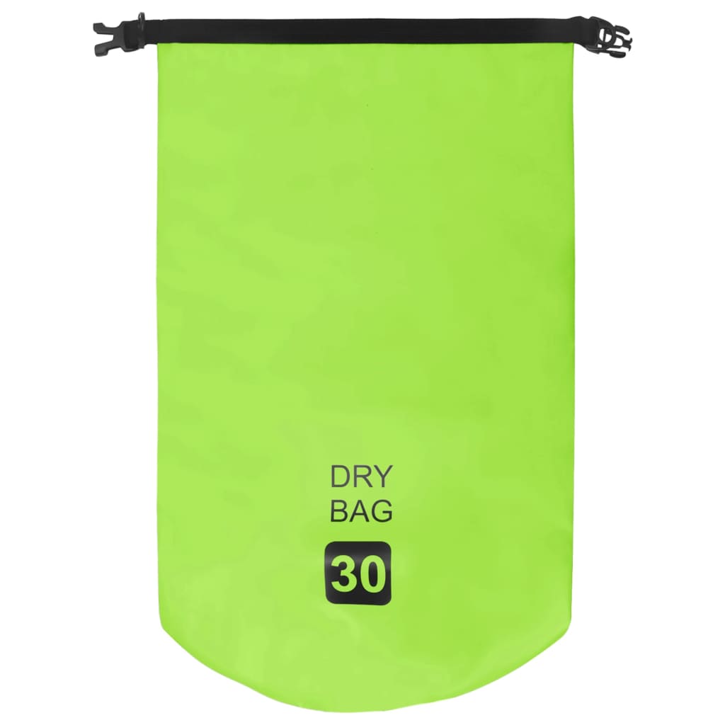 vidaXL Bolsa impermeável 30 L PVC verde