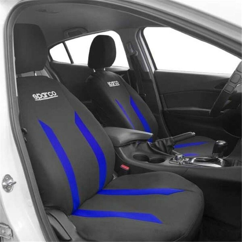 Sparco|Conjunto de Capas para Assentos Sparco Sabbia Preto/Azul