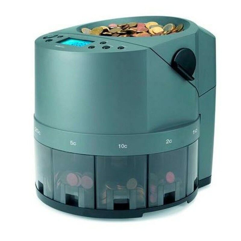 Safescan|Contador de moedas Safescan 1450 Cinzento Cinzento escuro 50 W Safescan|Contador de moedas Safescan 1450 Cinzento Cinzento escuro 50 W