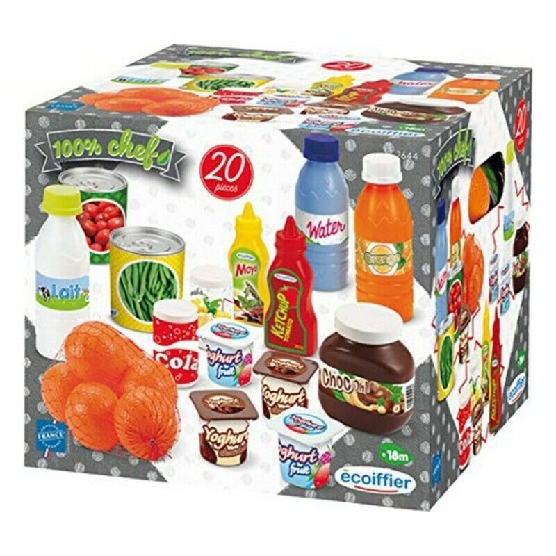 Ecoiffier|Conjunto de Alimentos de Brincar Ecoiffier Pack Drive Accessories Dinette (20 pcs) Ecoiffier|Conjunto de Alimentos de Brincar Ecoiffier Pack Drive Accessories Dinette (20 pcs)