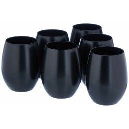 Bidasoa|Conjunto de Copos Bidasoa Ikonic Cinzento Vidro 350 ml 6 Peças
