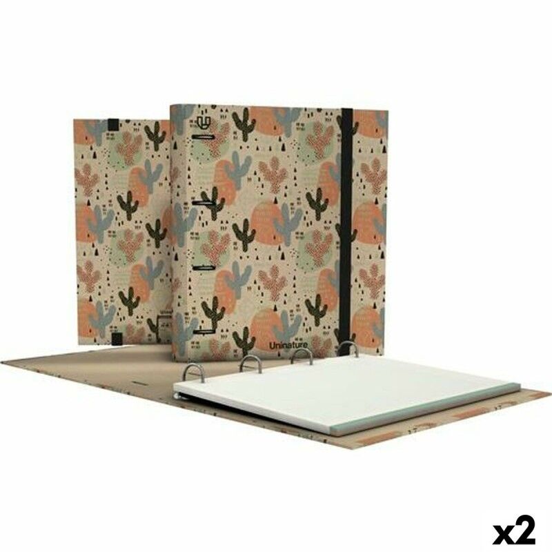 Unipapel|Pasta com argolas Unipapel Uninature Catos Recarga (100 Folhas) A4 (2 Unidades) Unipapel|Pasta com argolas Unipapel Uninature Catos Recarga (100 Folhas) A4 (2 Unidades)