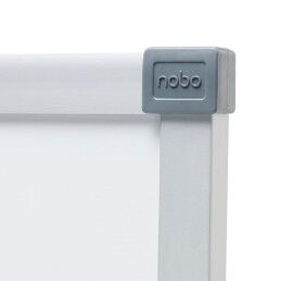 Nobo|Quadro magnético Nobo Basic 90 x 60 cm Branco Prateado Alumínio Aço