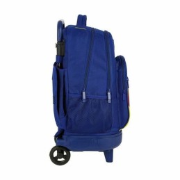 Mochila Escolar com Rodas Compact F.C. Barcelona 612025918 Azul (33 x 45 x 22 cm)