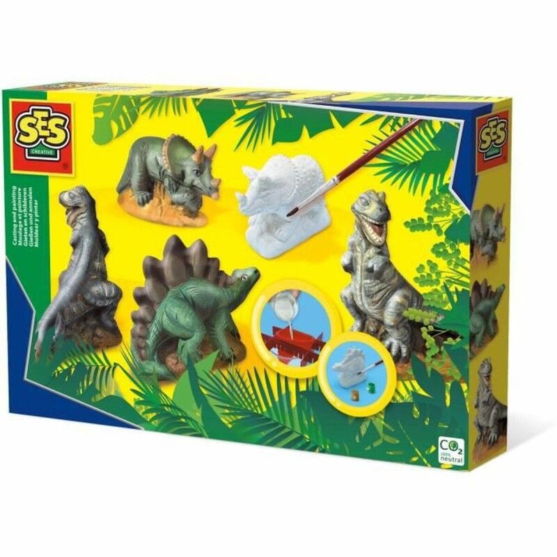 SES Creative|Pasta para modelar SES Creative Conjunto para moldar Dinossauros SES Creative|Pasta para modelar SES Creative Conjunto para moldar Dinossauros
