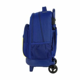 Mochila Escolar com Rodas Compact F.C. Barcelona 612025918 Azul (33 x 45 x 22 cm)