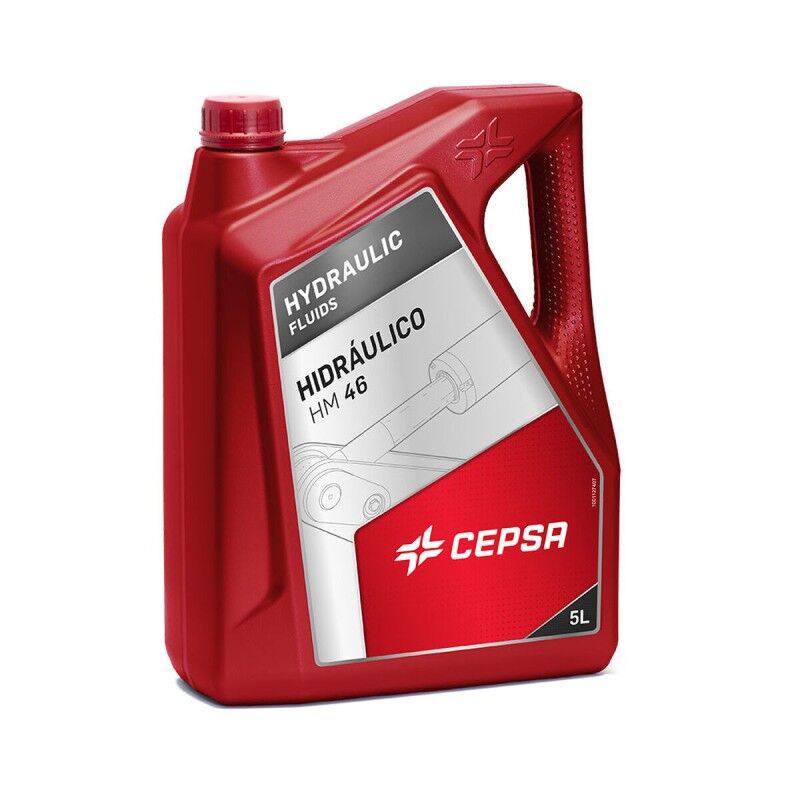 Cepsa|Óleo Lubrificante para Motores Cepsa HM46 Hidráulico 5 L Cepsa|Óleo Lubrificante para Motores Cepsa HM46 Hidráulico 5 L