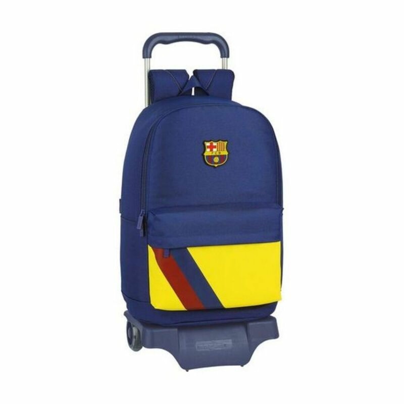 Mochila Escolar com Rodas 905 F.C. Barcelona