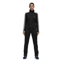 Fato de Treino de Mulher Adidas Three Stripes Preto