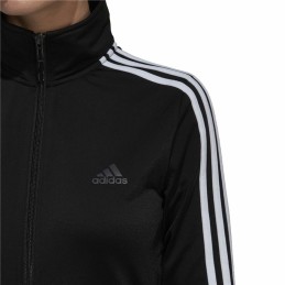 Fato de Treino de Mulher Adidas Three Stripes Preto