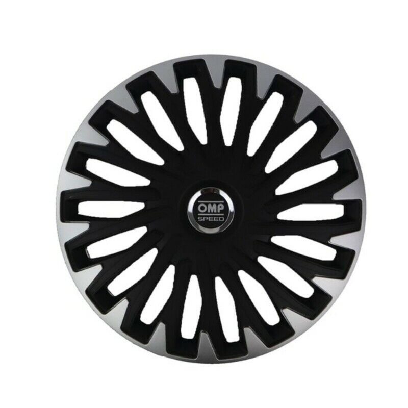 OMP|Tapacubos OMP Stinger Speed Preto Prateado 15" (4 uds) OMP|Tapacubos OMP Stinger Speed Preto Prateado 15" (4 uds)
