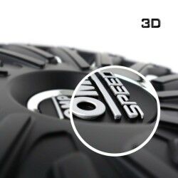 OMP|Tapacubos OMP Stinger Speed Preto Prateado 15" (4 uds)