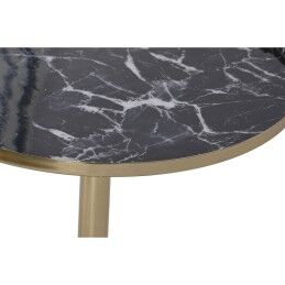 DKD Home Decor|Mesa de apoio DKD Home Decor 41 x 41 x 47 cm Preto Dourado Ferro