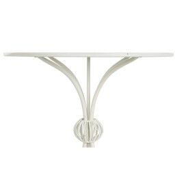 DKD Home Decor|Mesa de apoio DKD Home Decor 81 x 81 x 81,5 cm Metal Branco