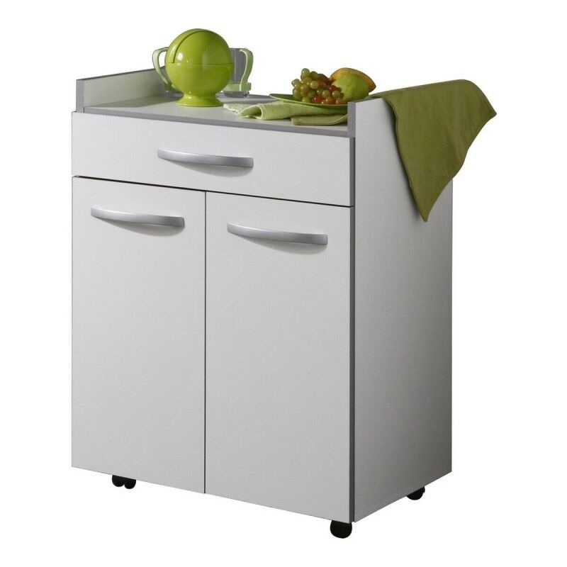 Ekipa|Carro de Cozinha Ekipa Harmony Branco 60 x 44,5 x 81 cm Ekipa|Carro de Cozinha Ekipa Harmony Branco 60 x 44,5 x 81 cm