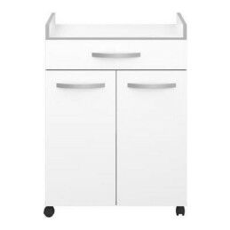Ekipa|Carro de Cozinha Ekipa Harmony Branco 60 x 44,5 x 81 cm