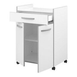 Ekipa|Carro de Cozinha Ekipa Harmony Branco 60 x 44,5 x 81 cm