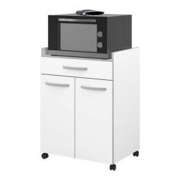 Ekipa|Carro de Cozinha Ekipa Harmony Branco 60 x 44,5 x 81 cm