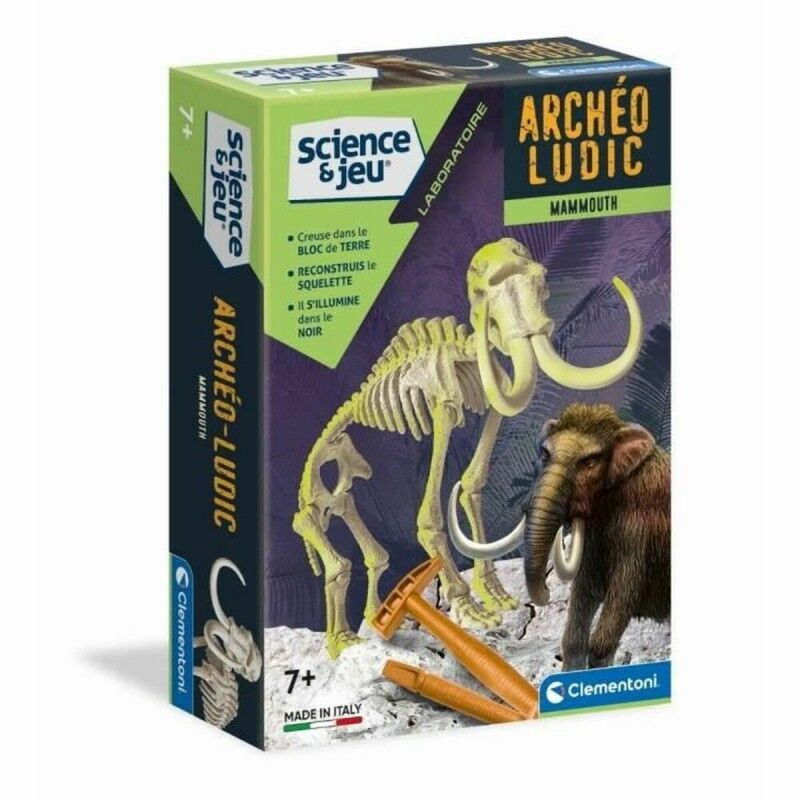 Clementoni|Jogo de Ciência Clementoni Archéo Ludic Mammoth Fluorescente Clementoni|Jogo de Ciência Clementoni Archéo Ludic Mammoth Fluorescente