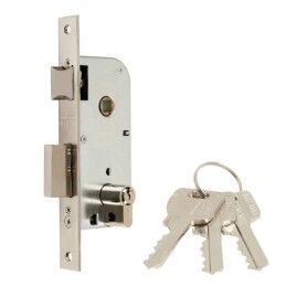 Fac Seguridad|Ferrolho de segurança Fac 301-r/80 b Níquel Aço 80 mm 70 mm