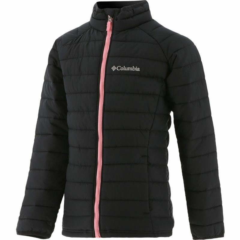 Casaco de Desporto Infantil Columbia Powder Lite Preto