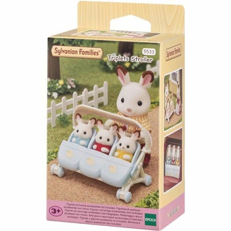 Sylvanian Families|Playset Sylvanian Families The Triple Stroller Sylvanian Families|Playset Sylvanian Families The Triple Stroller