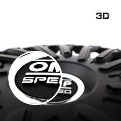 OMP|Tapacubos OMP Stinger Speed Preto 14" (4 uds)