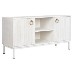 DKD Home Decor|Mesa de apoio DKD Home Decor 76 x 76 x 46 cm Preto Dourado Ferro