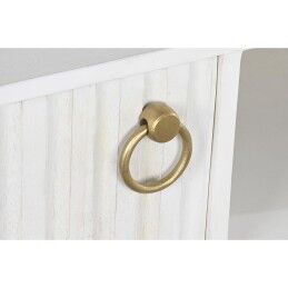 DKD Home Decor|Móvel de TV DKD Home Decor Dourado Metal Branco Madeira de mangueira 120 x 40 x 60 cm