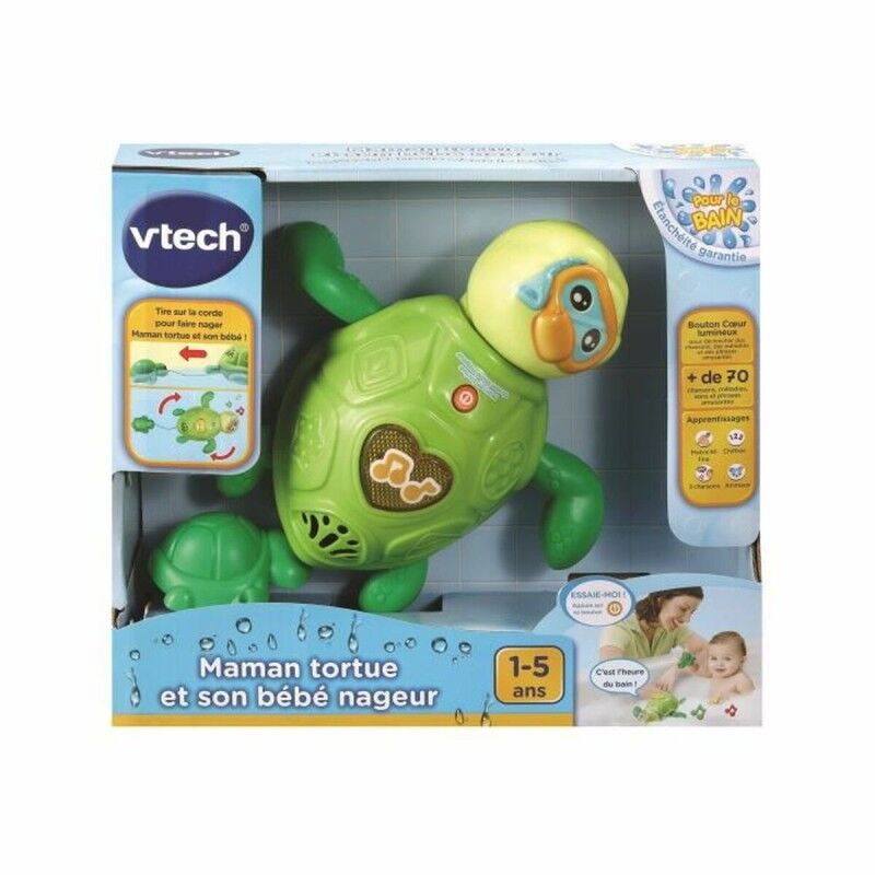 Vtech Baby|Brinquedo para o Banho Vtech Baby Mother Turtle and Baby Swimmer aquático Vtech Baby|Brinquedo para o Banho Vtech Baby Mother Turtle and Baby Swimmer aquático