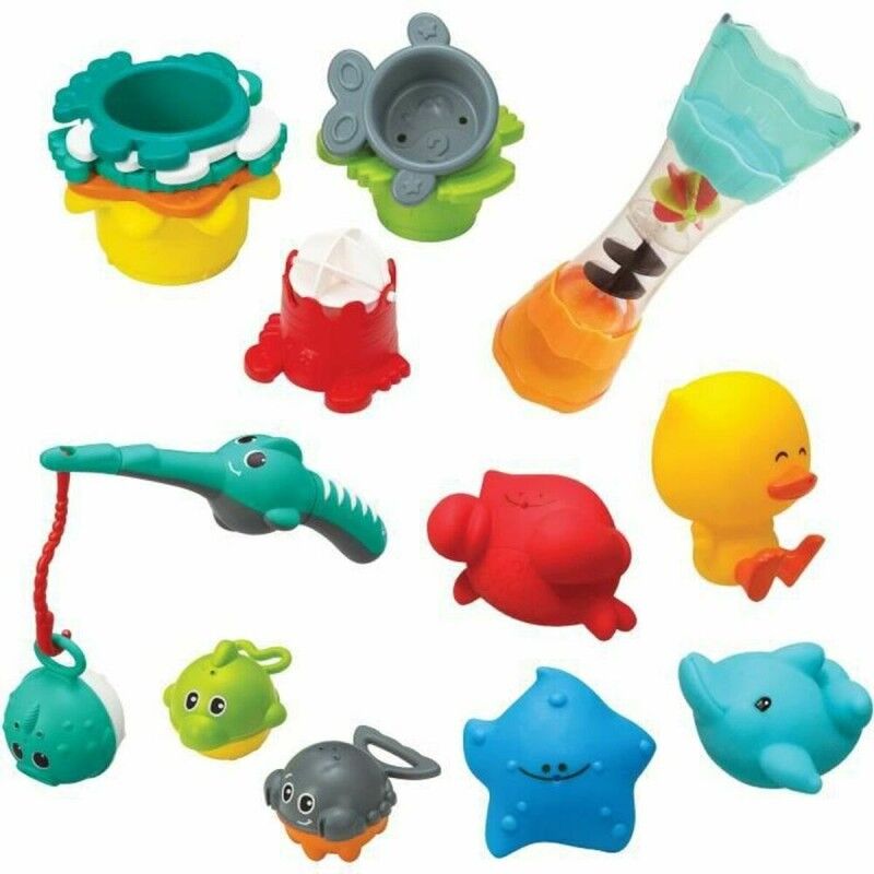 Infantino|Set de Brinquedos para o Banho Infantino Bath Set 17 Peças aquático Infantino|Set de Brinquedos para o Banho Infantino Bath Set 17 Peças aquático