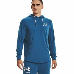 Polar com Capuz Homem Under Armour Rival Terry Azul