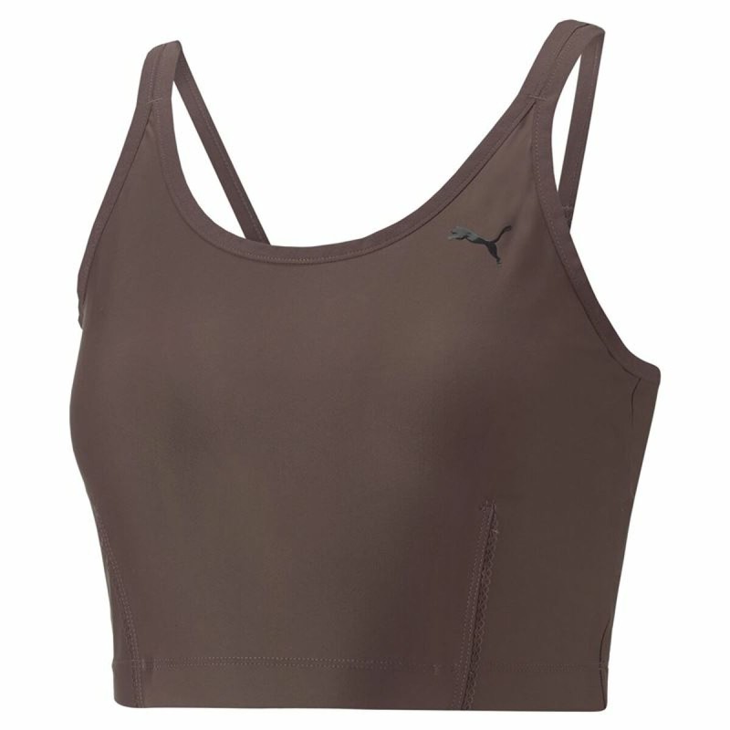 Top Desportivo de Mulher Puma Studio Ultrabare Strappy Castanho